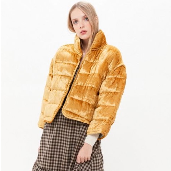 Reversible Velvet Puffer Coat | Poshmark